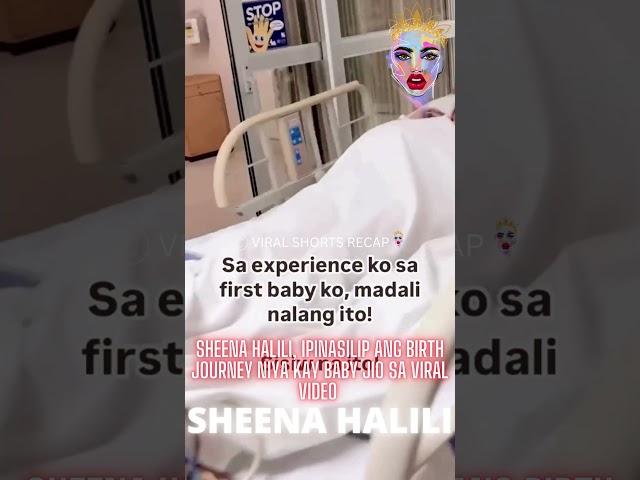 Sheena Halili, ipinasilip ang birth journey niya kay Baby Jio sa viral video