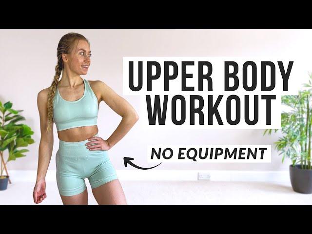 Upper Body Workout (No Equipment - Beginner Friendly)