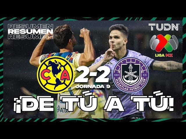 HIGHLIGHTS | América 2-2 Mazatlán | CL2024 - Liga Mx J9 | TUDN