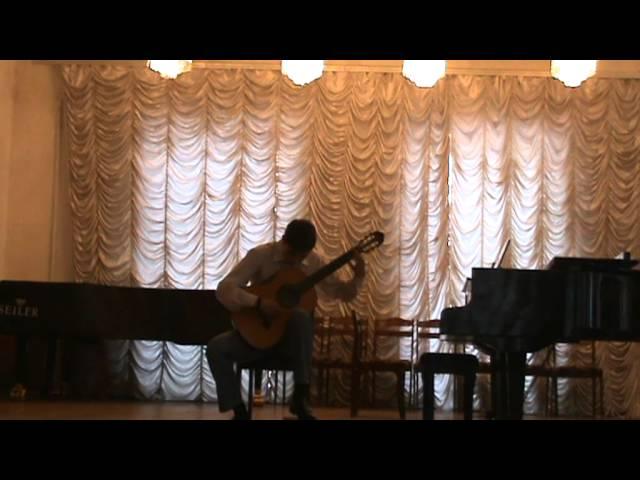 17 years old Sasha Kolpakov Junior. Guitar. Russian romance "Don't forget"