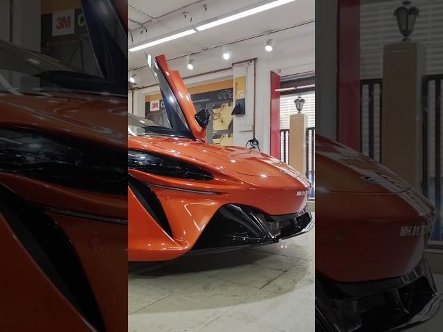 2023 McLaren Artura visits 3M Car Care Kolkata for a clean wash after a spin around Kolkata #shorts