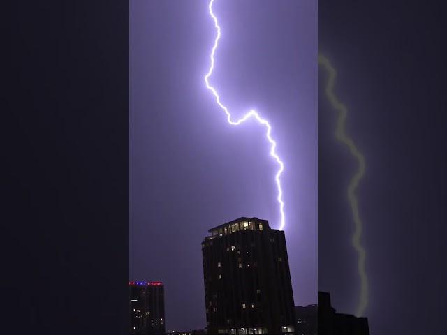 Lightning strike over Phoenix