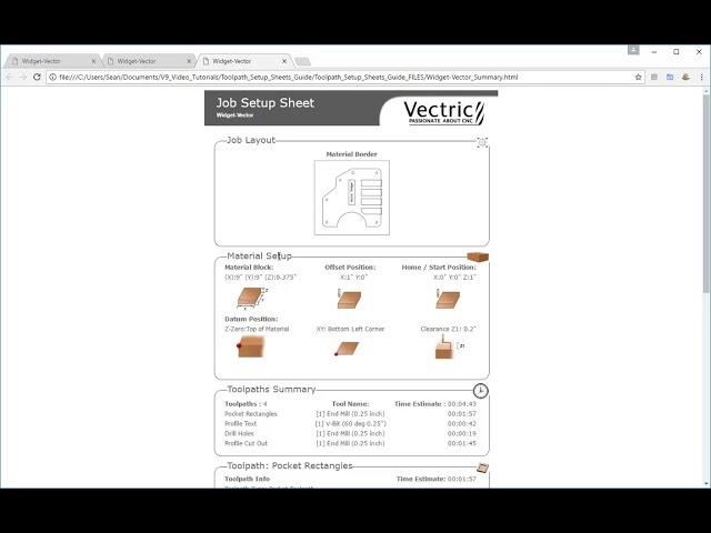 Toolpath Setup Sheets Guide | General Topics | V9