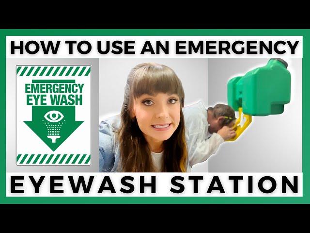 HOW TO USE AN EMERGENCY EYEWASH STATION | By Ally Safety