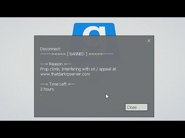 Gmod: DarkRP - Ban Evasion.