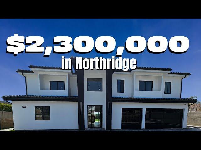 New Construction Homes in Los Angeles- Magnificent New House Tour Northridge,California