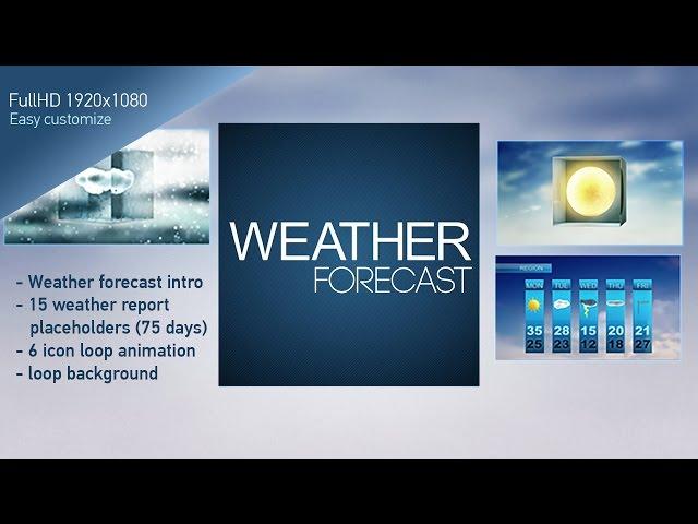 Weather Forecast Broadcast Graphics Pack