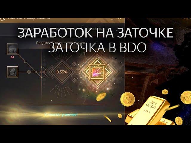 Заточка в BDO | Теория заработка на заточке Black Desert 2021