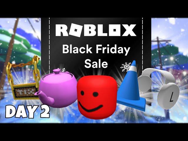 Blue Traffic Cone! | Roblox Black Friday Sale Day 2!