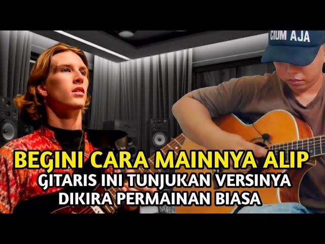 HARUSNYA DIMAINKAN BERKELOMPOK ALIP BA TA DENGAN MUDAH TUNTASKAN LAGU INI DGN AKUSTIK SEORANG DIRI