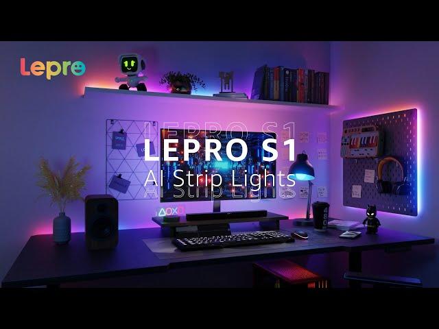 Lepro S1 AI Smart LED Strip Lights - MagicColor Light Strips with IC Insert, AI Generated Lighting