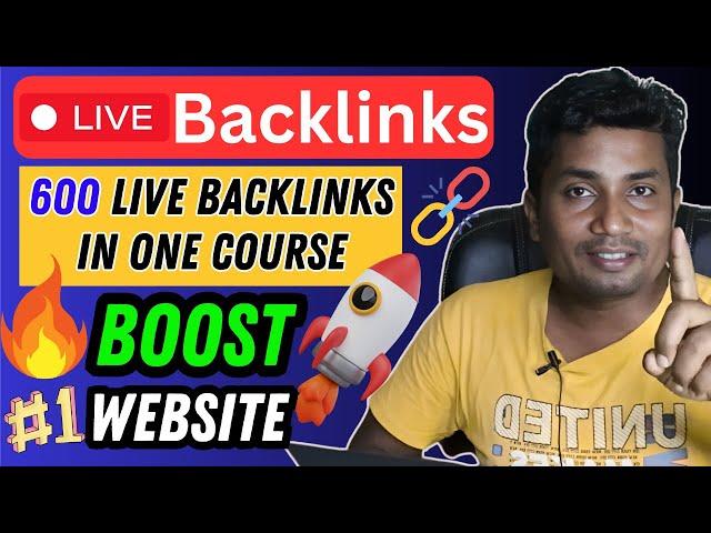 600 Live Backlinks in ONE Course!? Complete Beginners Guide to Backlinks [2024]