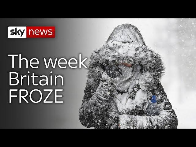 The week Britain froze