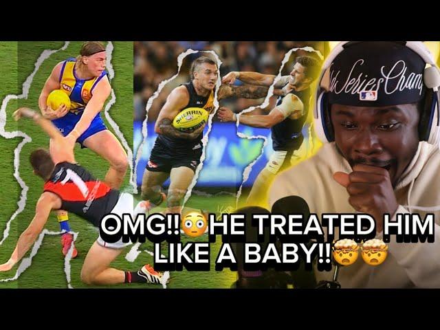 REACTING TO THE  AFL BEST "DON'T ARGUE'/FENDS OFF MOMENTSTHROWING GROWN MEN AROUND LIKE THAT??