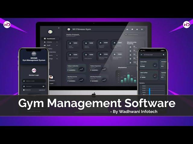 NDGMS Gym Management Software - India's #1 Gym Management Software - Admin Software Full Demo Hindi