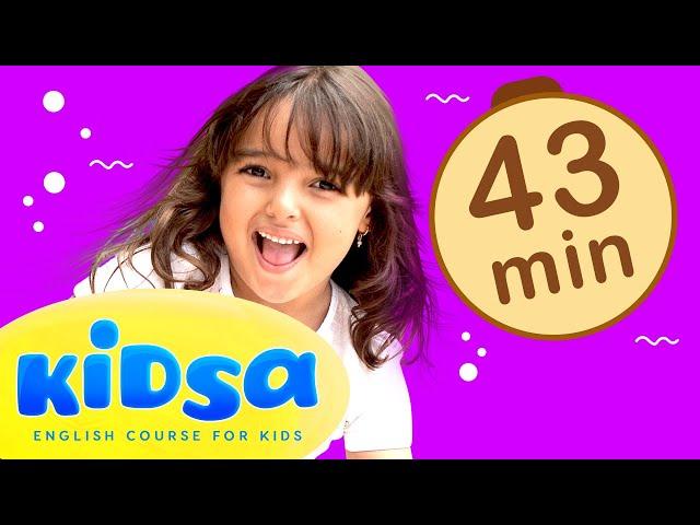 ABC SONG + More Kids Songs |  Kidsa English