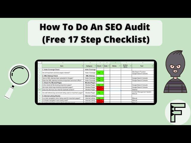 How To Do An SEO Audit (Free 17 Step SEO Audit Checklist)