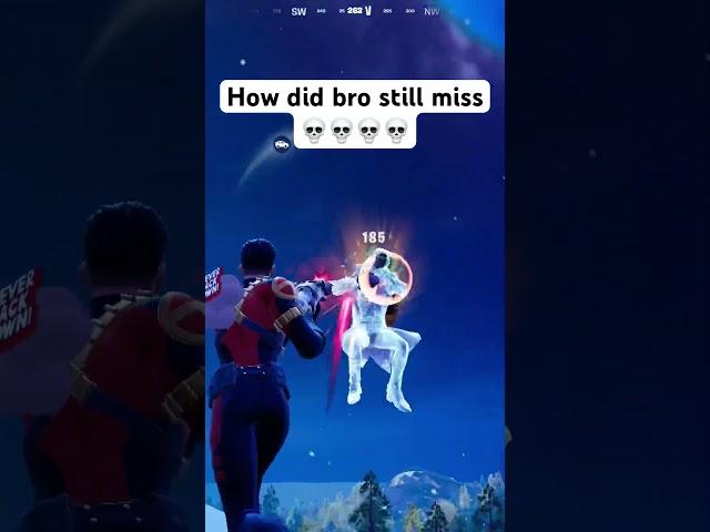 How did bro miss  #fortnite #fortniteclips #gaming #fortnitebr