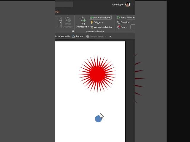 Easy Starburst Animation in PowerPoint