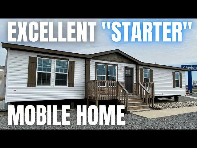 The BEST "starter" mobile home you'll see! Perfect size & a ideal layout! Double Wide Home Tour