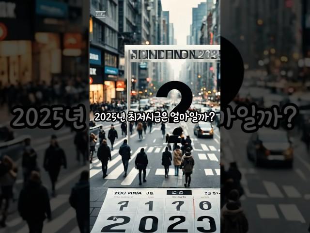 2025년 최저임금, 얼마일까? #지식 #상식 #30초정보 #30초지식 #재미정보