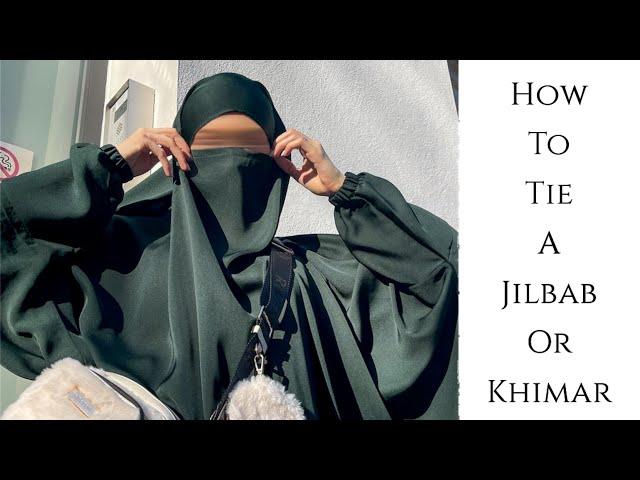 How to tie a Jilbab or Khimar FULL tutorial