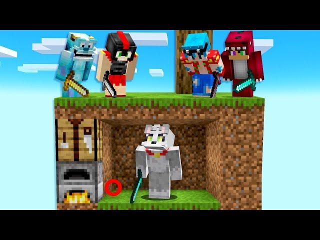 ACENIX vs 4 ASESINOS   MINECRAFT SPEEDRUN con LOS COMPAS