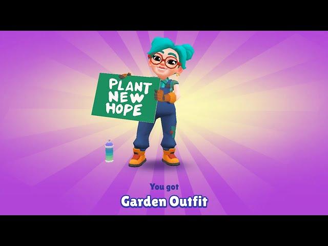 Subway Surfers Sydney - Rain New Garden Outfit Update - All Characters Unlocked All Boards Gameplay