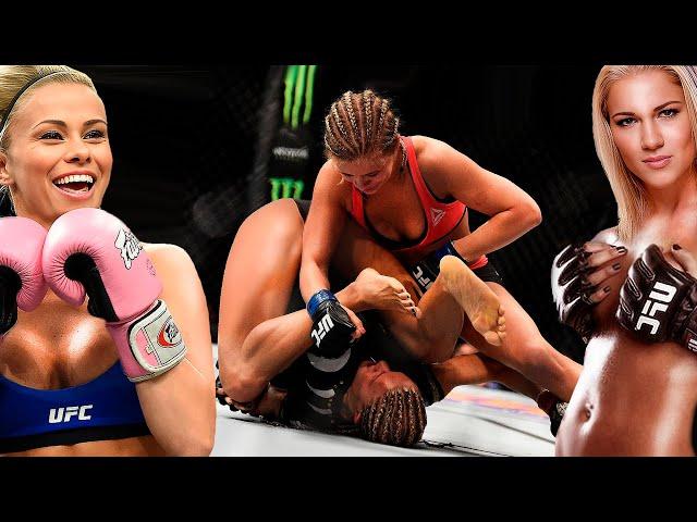 MMA fight Paige VanZant vs. Felice Herrig - 100% damage of the MMA veteran