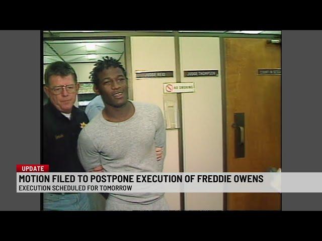 Motion filed to postpone tomorrow's execution of Freddie Owens, first execution in 13 years in SC