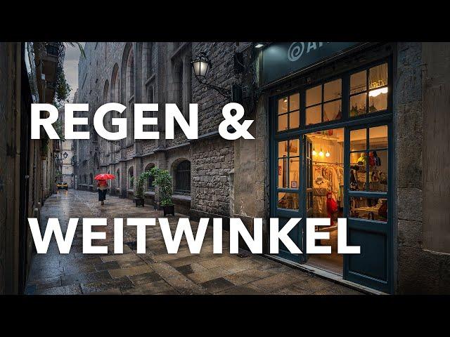 Weitwinkel im Regen