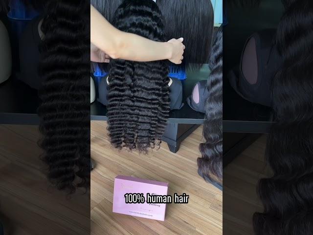 Deep Wave Human Hair Wigslace front wigs, 100% Human Hair, High Density #wigs #hair