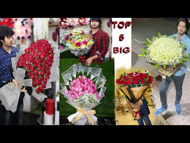 Top 5 Best Flower Bouquet Big Size| NEW  Flower Bouquet | Flower Wrapping Techniques