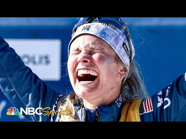 Jessie Diggins takes third in 10k to close out hometown World Cup in Minneapolis | NBC Sports