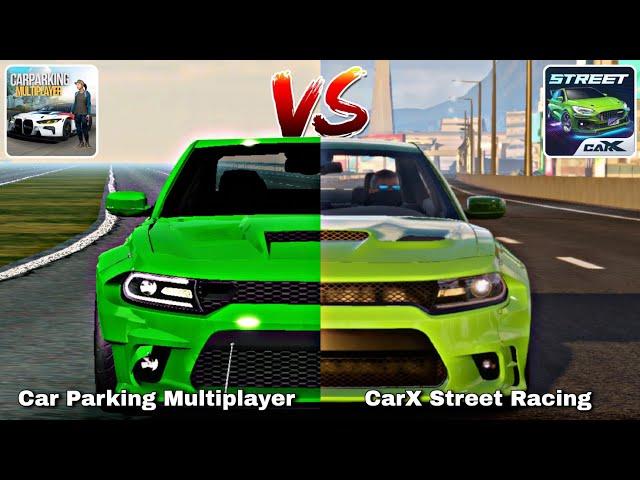 DODGE HELLCAT SRT COMPARISON - CarX Street VS Car Parking Multiplayer -  (ANDROID & IOS)