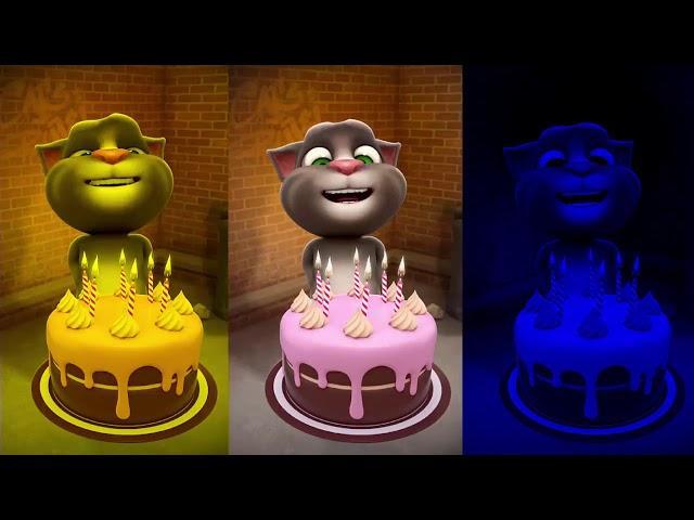 My Talking Tom Cat Funny Fails Tom Pocoyo -- Happy Birthday Tom