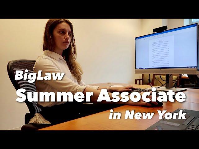 Day in the Life of a BIG LAW Summer Associate