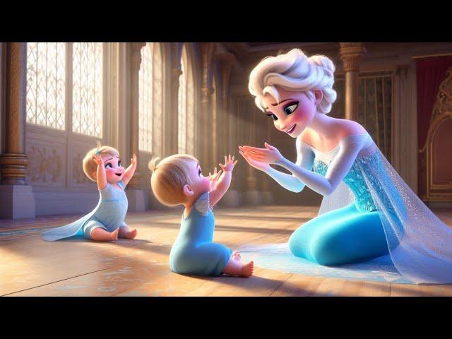 Elsa's Twin Daughters First Steps & First Words  | A Mother's Heartfelt Song 