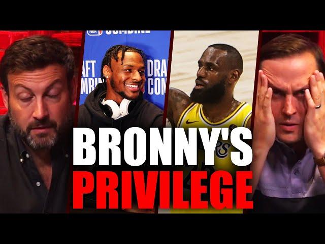 Failing ESPN CELEBRATES LeBron James' EMBARRASSING Bronny NBA Draft Demands | OutKick Hot Mic