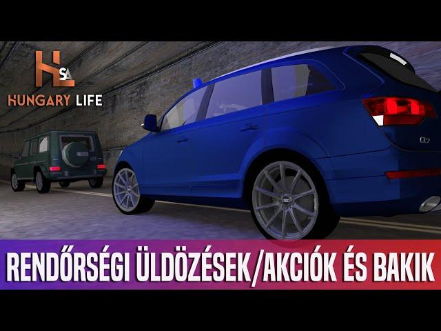 Hungary Life SA Style | Rendőrségi üldözések/akciók és bakik‍️ | TWITCH MONTAGE #4