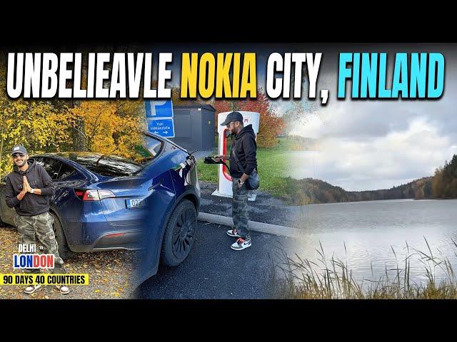 Surprised  To Get Into Nokia City Of Finland  (Ep : 66)| India To London Road Trip