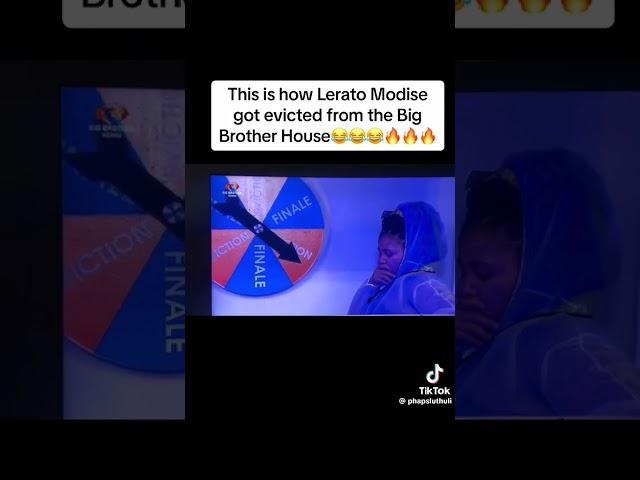 Lerato modise gets evicted #bigbrothermzansiseason4 #sa #fyp