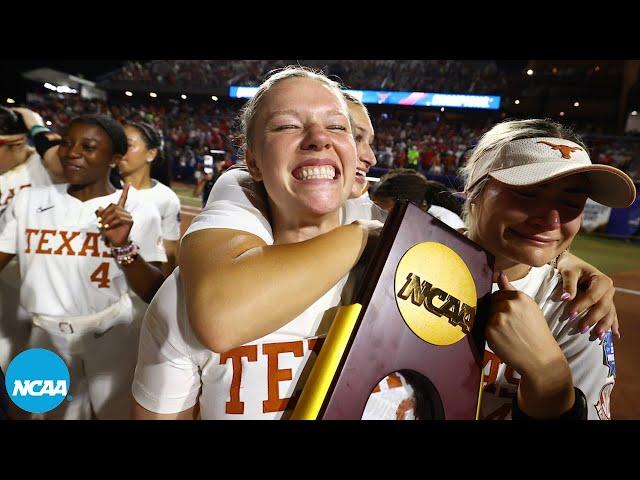 Texas wins 2025 Women's College World Series | FINAL OUT