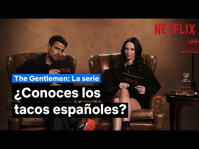 Adivinando insultos con Theo James y Kaya Scodelario | The Gentlemen | Netflix España