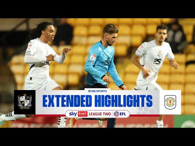 Port Vale vs. Crewe Alexandra: Extended Highlights | EFL League Two | CBS Sports Golazo - Europe