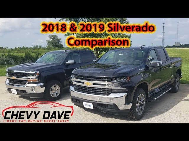 2018 and 2019 Chevy Silverado Side by Side Comparison