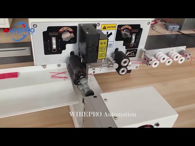 SU-T42 0.1-4.5mm2 two wires automatic electric copper wire cutting stripping twisting machine