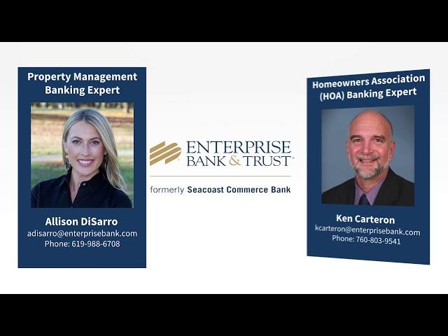 Enterprise Bank & Trust (Formerly Seacoast Commerce Bank) Commercial | PM Grow 2021