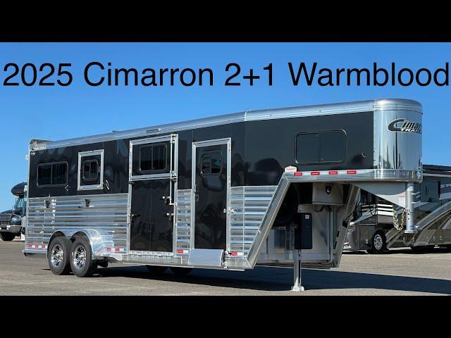 2025 Cimarron Norstar 2+1 Warmblood Gooseneck With Air Ride