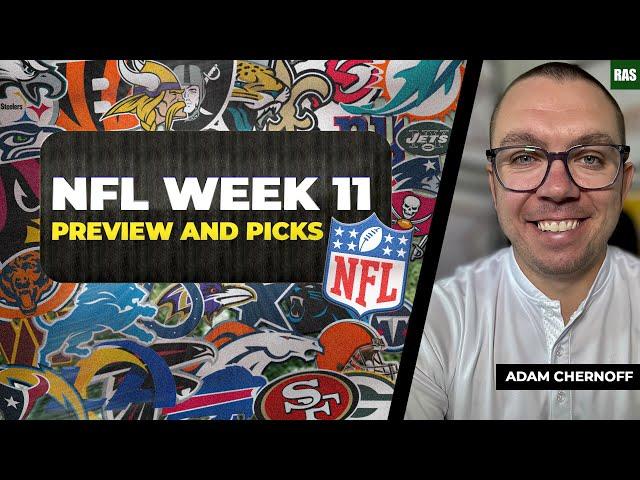 NFL Week 11 Picks and Game Previews 2024 with Adam Chernoff